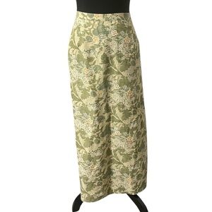 Notations Floral Midi Skirt